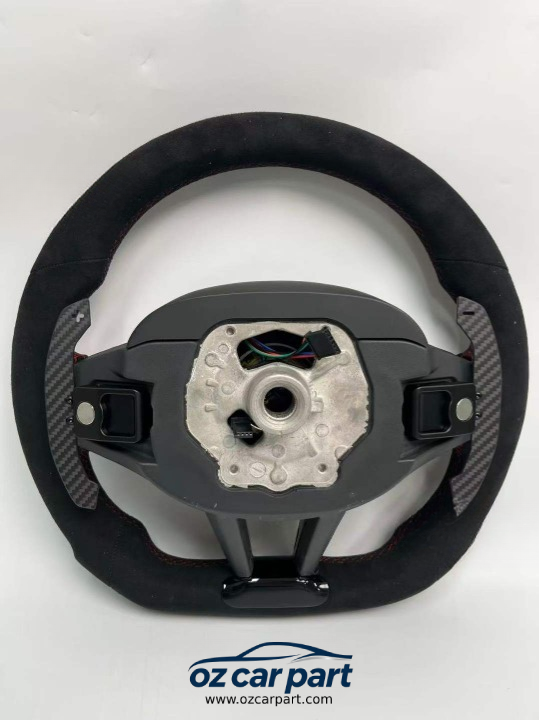 Toyota Supra CS Alcantara steering red&black